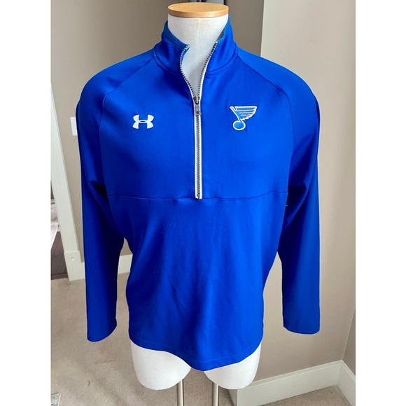 St. Louis Blues Under Armour quarterzip pullover sizer XL - Picture 1 of 4